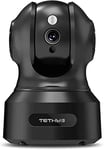 TETHYS Wireless Security Camera 1080P Indoor [Work with Alexa] Pan/Tilt WiFi Smart IP Camera Dome Surveillance System