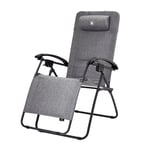 Hi-Gear Luxury Savona Lounger Chair, Garden Furniture, Camping Equipment