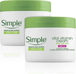 Simple Kind to Skin Vital Vitamin Day Cream 50ml Pack of 2