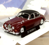 EXCELLENT CARARAMA 1/43 DIECAST JAGUAR MKII MK2 INSPECTOR MORSE LOOK-ALIKE!!