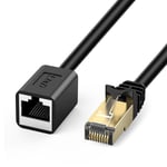 Cat 6 Rallonge Ethernet RJ45 Réseau Câble Extension, RJ45 Mâle à Femelle Extension Ethernet Supporter Standards Cat6 / Cat5e / Cat5, Compatible avec PS5 PS4 PC Routeur Modem Switch, 6 Meter