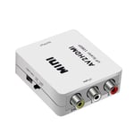 NÖRDIC Composite Video av HDMI-adapteren 3xrca og CVBS Converter 1080p i 60hz Pal og NTSC