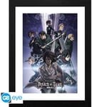 Attack on Titan Final Season Key Art Framed Print (30*40cm)