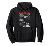 A Nightmare On Elm Street Freddy Black And White Photo Pullover Hoodie