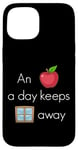 Coque pour iPhone 15 Système d'exploitation PC amusant pour Apple a day keeps windows away