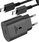 Chargeur For Samsung Charge Rapide Avec Câble 2m,Chargeur For Samsung 25w Charge Super Rapide,Chargeur Usb C Pour Samsung Galaxy S24/S23/S22/S21 Ultra/S20/S20+/Note 20/10/9/8/A73/A53/A52/S10[L177]