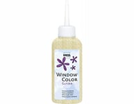 Kreul 42727-Window Color Or 80 ml, Peinture pour fenêtres Scintillante à Base d'eau, pour Surfaces Lisses comme Le Verre, Les miroirs et Les Carreaux, Plastique, Gold, Set de 80 Pièces