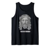 He is Risen Jesus Portrait Christian Tank Top