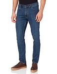 Wrangler Men's Slim Fit Jeans, Dark Stone, 33W / 32L