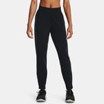 Pantalon Under Armour OutRun The Storm pour femme Noir / Jet Gris / réfléchissant L