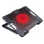 Laptop / MacBook justerbar hållare - 37,0*27,5 cm Med röd LED cooling fan