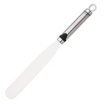 BERGNER Gizmo - Spatule de Cuisine de 32 cm - Antiadhésive - Fabriquée en Acier Inoxydable - Manche avec Détail de Couleur - Convient pour Le Lave-Vaisselle - Résistante aux Chocs