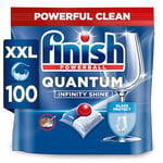 Finish Quantum Infinity Shine Dishwasher Tablets bulk | Scent: Fresh | Size: 100 Dishwasher Tabs |For Sparkling Clean