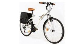 Vtc moma bikes hybrid 26   shimano 18v blanc