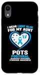 iPhone XR I Wear Light Blue for My Aunt POTS Awareness Case