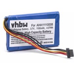 Batterie compatible avec TomTom xxl 540S, 540 gps, appareil de navigation (1100mAh, 3,7V, Li-ion) - Vhbw