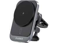 Choetech T206-F Car Mount With 15W Inductive Charger For The Windshield Grille - Black