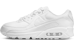 NIKE Femme WMNS AIR Max 90 Sneaker, White/White-White, 37.5 EU