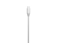 GEAR Synkkabel Lightning to USB-A 3m Hvit MFI Rund kabel