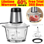 2L Electric Meat Grinder Blender Food Vegetable Processor Chopper Mincer Home