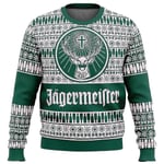 Jagermeister Ful Jultröja Jultröja Present Tomte Tröja Herrar 3d Tröja Och Topp Höst Och Vinter Kläder X.d,hw M