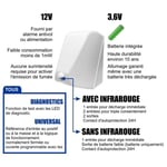 Fumigène opacifiant anti-intrusion - Smartek - Nubi 4.0 - Batterie - Sirène intérieure - Objet connecté