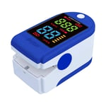 Fingertip Blood Oxygen Monitor with LED Screen | Digital Readings for SpO2/Pulse Rate Accurate Measurement Monitor with Digital Readings,Auto-Sleep Function,LED Display for Adults,Children (Blue)