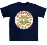 The Beatles Sargent Sgt Peppers Lonely Hearts Club Seal Band T Shirt BTL-1016