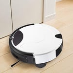 Qazwsxedc For you ZAM SyyTC-650 Smart Vacuum Cleaner Touch Display Household Sweeping Cleaning Robot with Remote Control(Black) XY (Color : White)