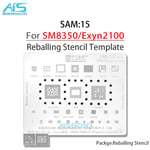 Amaoe SAM1-17 BGA Reballing Stbbles Pour Samsung Toutes les séries A gamme complète Exynos CPU RAM EMMC POWER Chargeur IC 18/Net Réparation - Type SAM15