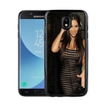 Samsung Galaxy J3 (2017) Soft Case (svart) Kim Kardashian