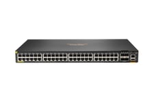 HPE Aruba 6200F 48G Class4 PoE 4SFP+ 370W Switch - switch - Max. Stacking Distance 10 km - 48 porte - Administreret - monterbar på stativ