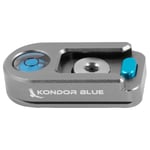 Kondor Blue Bubble Level Cold Shoe with Safety Release Black