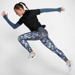 Nike Women's Epic Lux Flash Running Tights (Blue) - XS - New ~ 874745 465