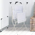 BARGAINSGALORE 3 TIER CLOTHES TOWEL AIRER LAUNDRY DRYER CONCERTINA INDOOR OUTDOOR PATIO 133CM