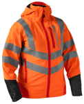 Rain Jacket M Vent High-Viz W,