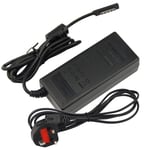 Ac Charger For Microsoft Surface 1, Surface Pro 2 1536 + Uk Mains Power Supply 1