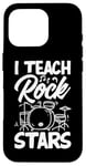 Coque pour iPhone 16 Pro J'enseigne aux stars du rock un professeur de musique drôle