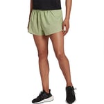 Adidas HH7237 Adizero Split Shorts Women's Magic Lime Size S 3"