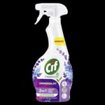 Cif Cleanboost 3W1 Universal Cleaning Spray Lavender And Blue Fern 500 Ml