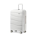 Kono Valise Moyenne 66cm Rigide Polypropylène Valise de Voyage à 4 roulettes et Serrure TSA