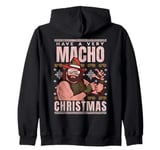 Have a Macho Christmas Randy Cream of The Crop Wrestling Zip Hoodie