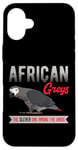 iPhone 16 Plus African Greys The Clever One Among The Birds Parrot Bird Case