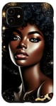 Coque pour iPhone 11 Femme noire Love Joy Excellence Pride Black History