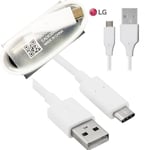 Cable Fil Cordon Chargeur USB Type-C Original Lg Pour Stylo 5 G7 G8 G8s Q7 Q8 Q9 V20 V30 V30s V35 K30 V40 V50 Think 5G