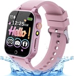 Montre Intelligente Pour Enfants, 1.53¿Classique Ip67 Résistant Montres Connectées Enfant Avec Caméra Réveil, Montre Telephone Pour Enfant Pour Garçon Fille 3-12 Ans