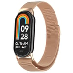 Milanese Loop Armband Xiaomi Mi Band 9 Roséguld