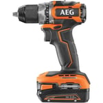 AEG - Perceuse-visseuse SUBCOMPACT 18V BRUSHLESS, 65 Nm, 2 batt. Pro lithium 2,0 Ah, chargeur, en coffret - BS18SBL-202C