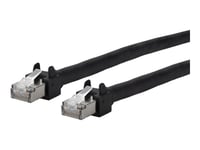 Metz Connect Flex500 - Patch-Kabel - Rj-45 (Hane) Till Rj-45 (Hane) - 5 M - 8 Mm - S/Utp - Cat 5E - Ieee 802.3U/Ieee 802.3Ab/Ieee 802.3An/Ieee 802.3Af/Ieee 802.3At - Halogenfri, Formpressad, Utomhus, Hakfri, Tvinnad, 6 Kv Impulse Voltage - Svart