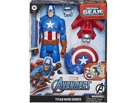 Figurine Avengers : Captain America 30 cm Blast Gear + Accessoires - Super Heros